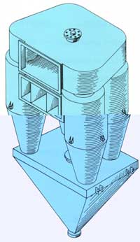 Quad RBC Dust Collector Cyclone